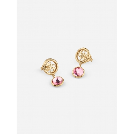 Pendientes Petra Cristal Rosa Guess