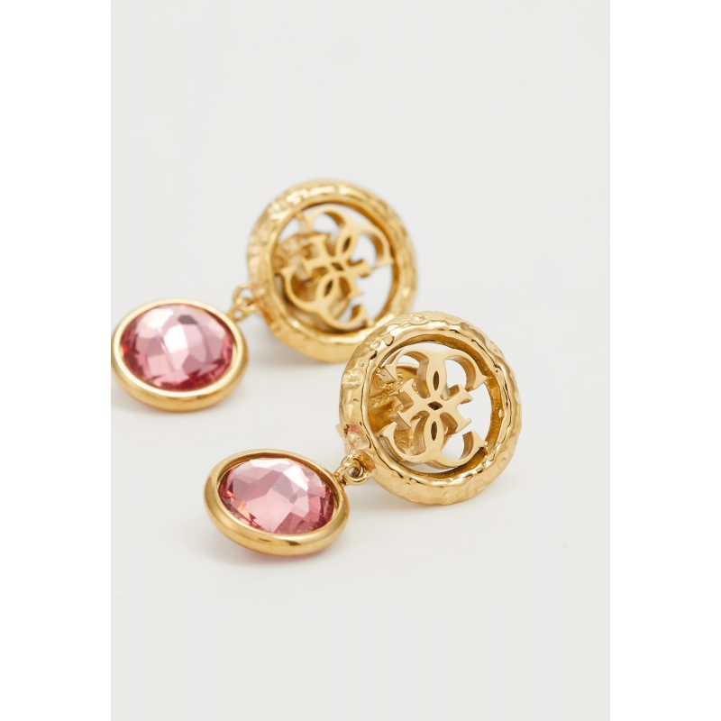 Pendientes Petra Cristal Rosa Guess