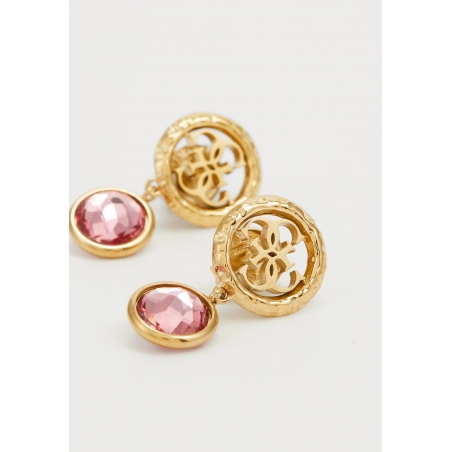 Pendientes Petra Cristal Rosa Guess