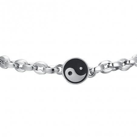 Pulsera Acero con Tao Luca Barra