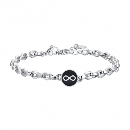 Pulsera Acero con Infinito Luca Barra