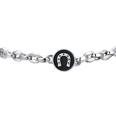 Pulsera Acero con Herradura Luca Barra