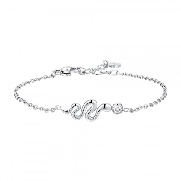 Pulsera Serpiente y Cristal...