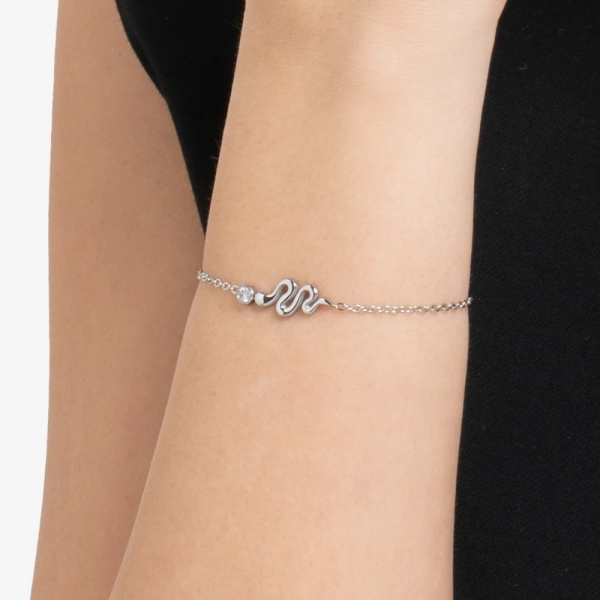 Pulsera Serpiente y Cristal... 2
