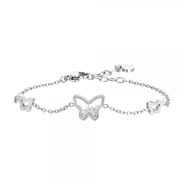 Pulsera Mariposas Acero...