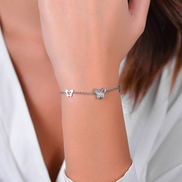 Pulsera Mariposas Acero... 2