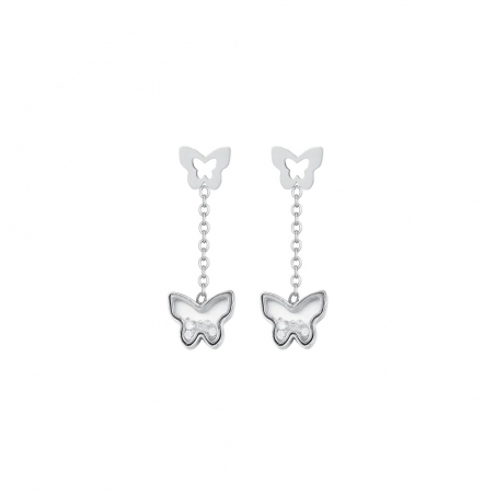 Pendientes Mariposas Acero Luca Barra