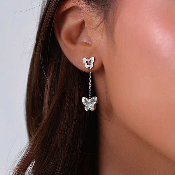 Pendientes Mariposas Acero... 2