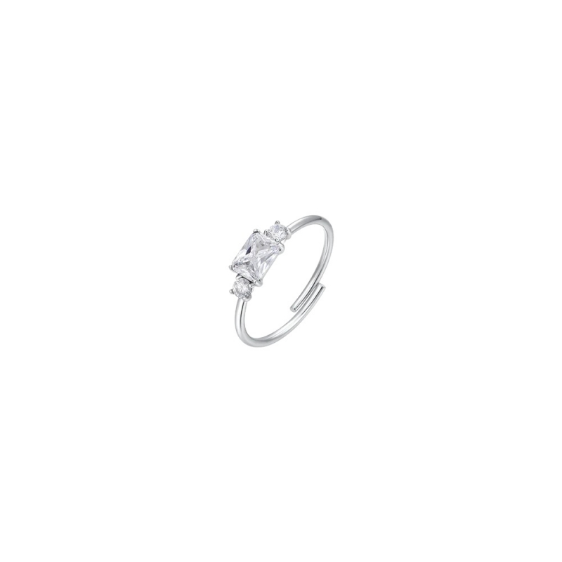 Anillo Circonitas Blancas Luca Barra