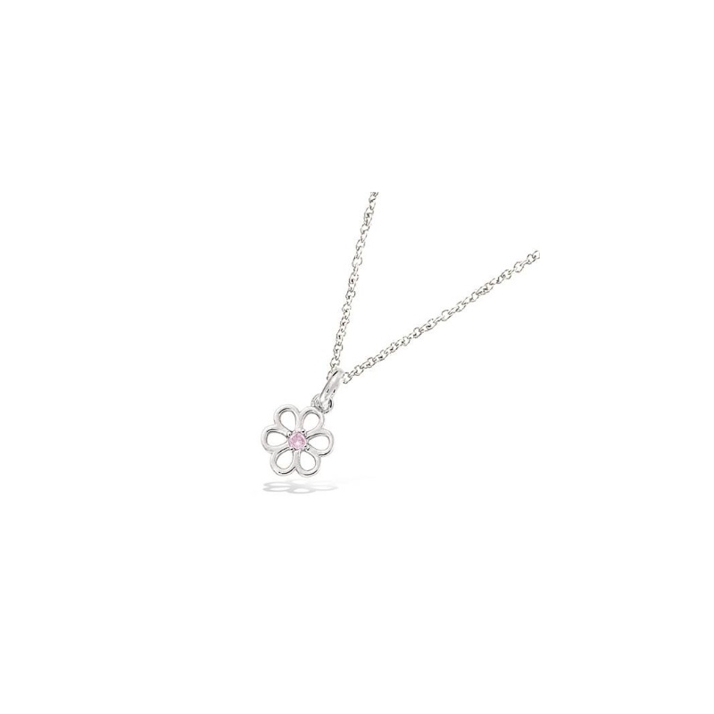 Colgante Flowers Plata Sinergy