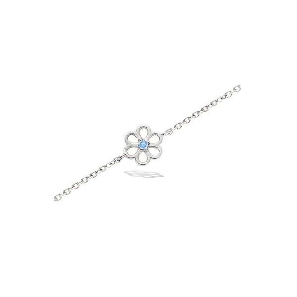 Pulsera Flowers Plata Sinergy