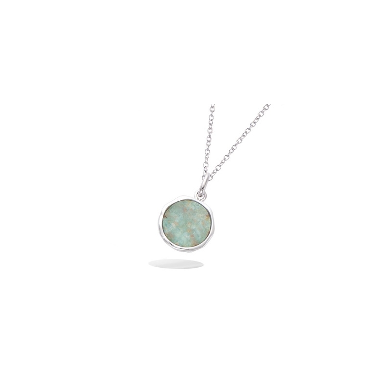 Colgante Cabujón Amazonita Plata Sinergy