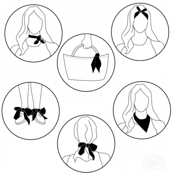 Foulard Cuadros Rayas Seda... 2