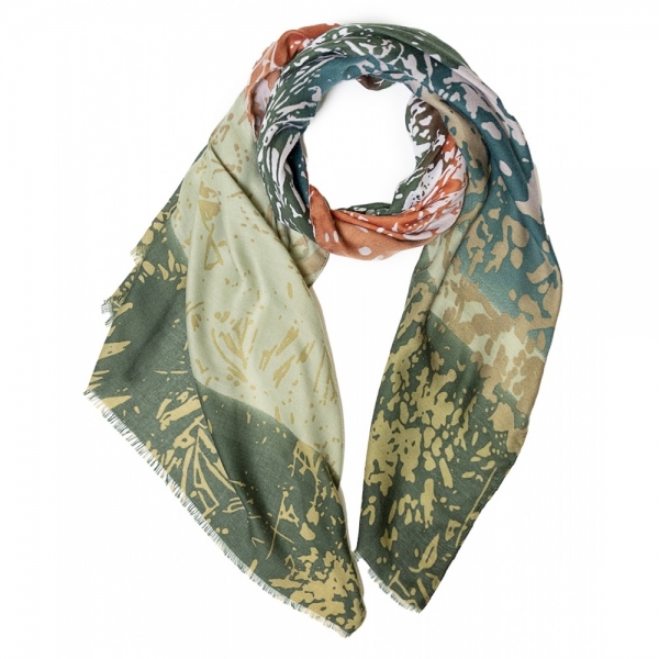 Foulard Verde Flora Tantrend