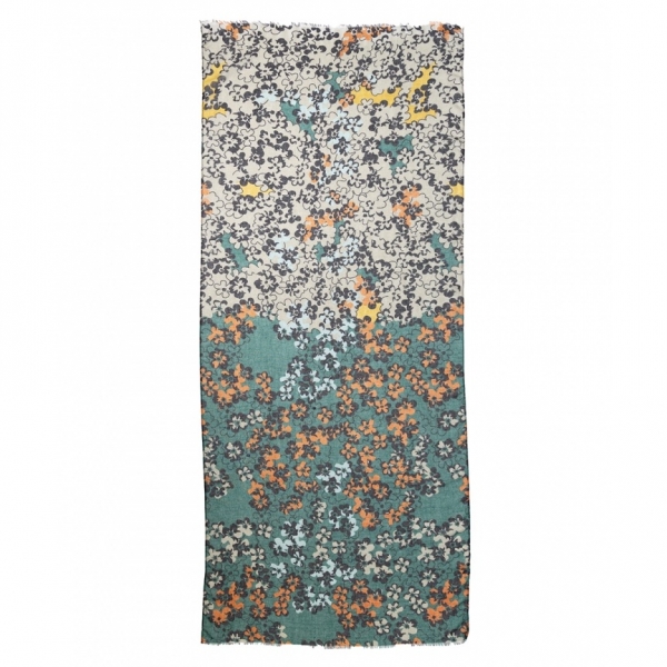 Foulard Floral Verde Tantrend 2