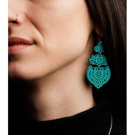 Pendientes Sapo Med. Gancho Corto Silvereira