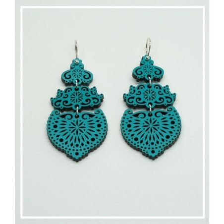 Pendientes Sapo Med. Gancho Corto Silvereira