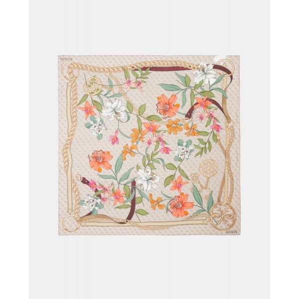 Foulard Cadenas Flores y...