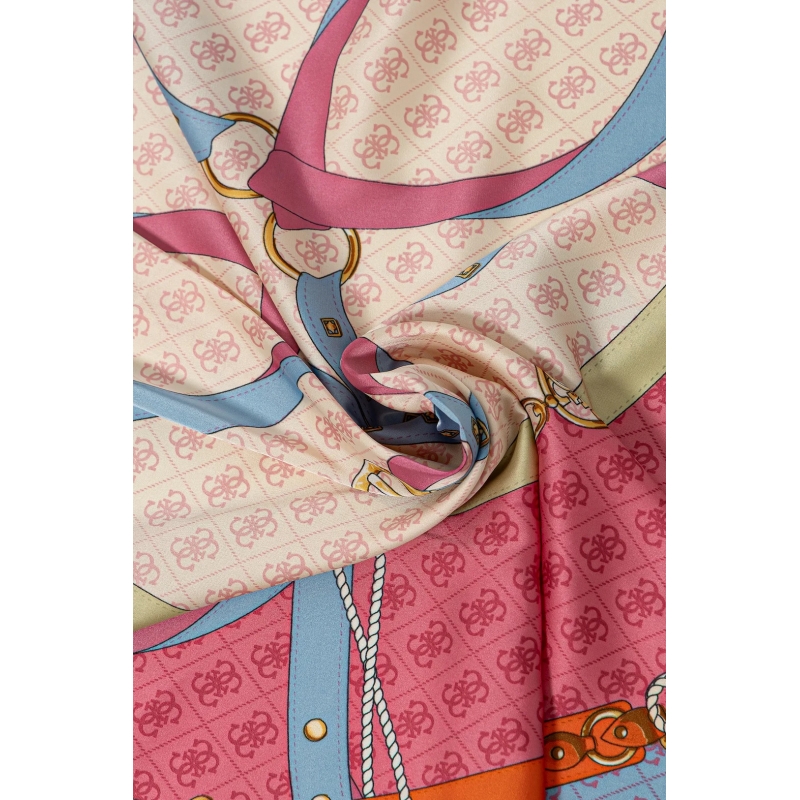 Foulard Estampado Fucsia Multi Guess