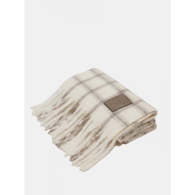 Foulard Manta Estampada Cuadros Guess