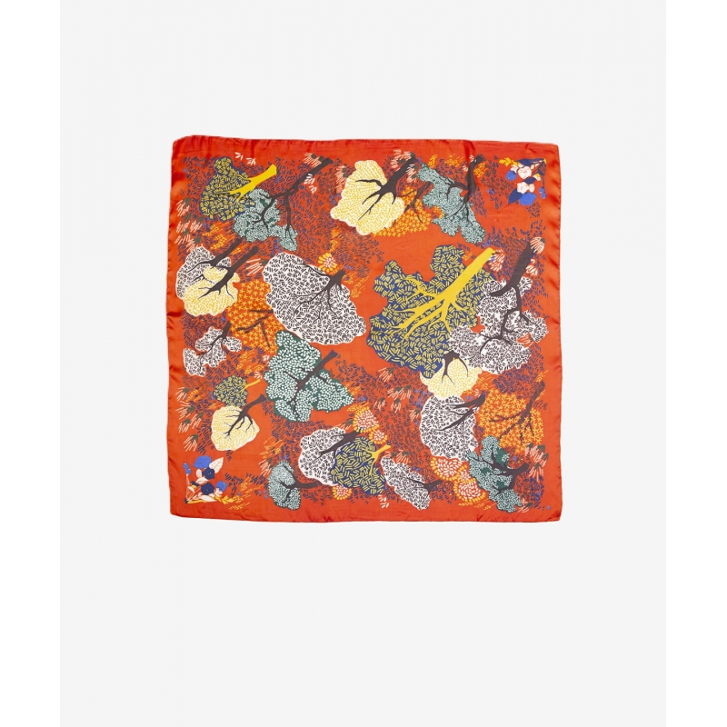Foulard Pañuelo Estampado Árboles...