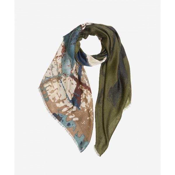Foulard Estampado Abstracto...