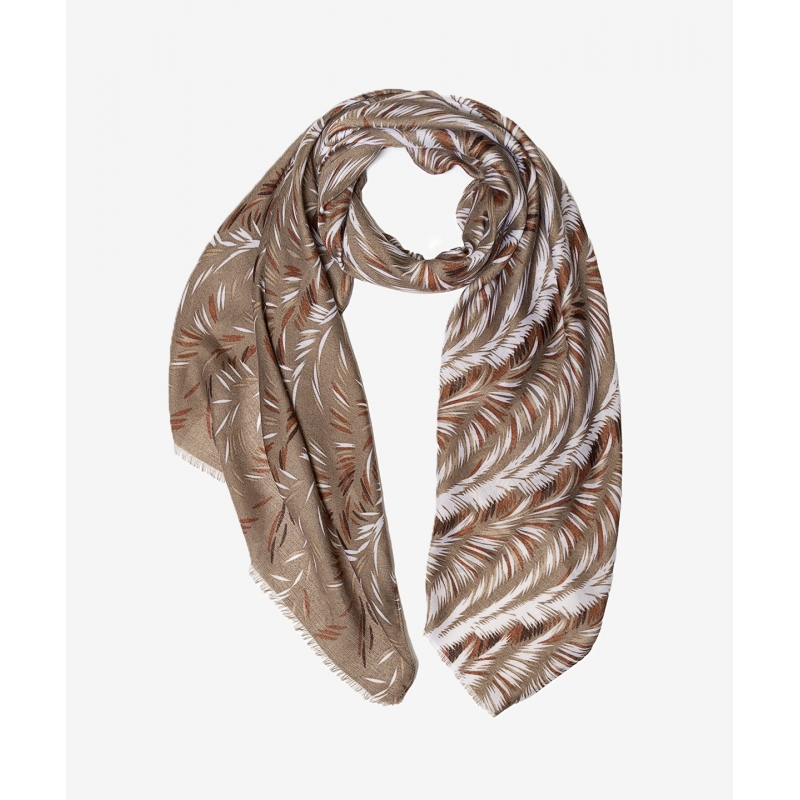 Foulard Estampado Abstracto Multi...