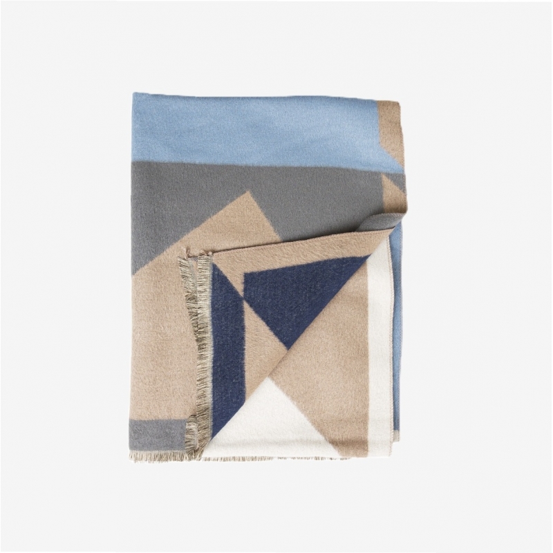 Foulard Manta Bloques Geométricos...