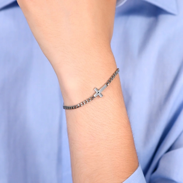 Pulsera Cruz Circonita Luca... 2