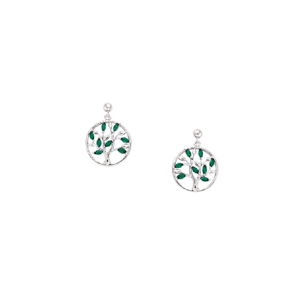 Pendientes Árbol Vida Verde...