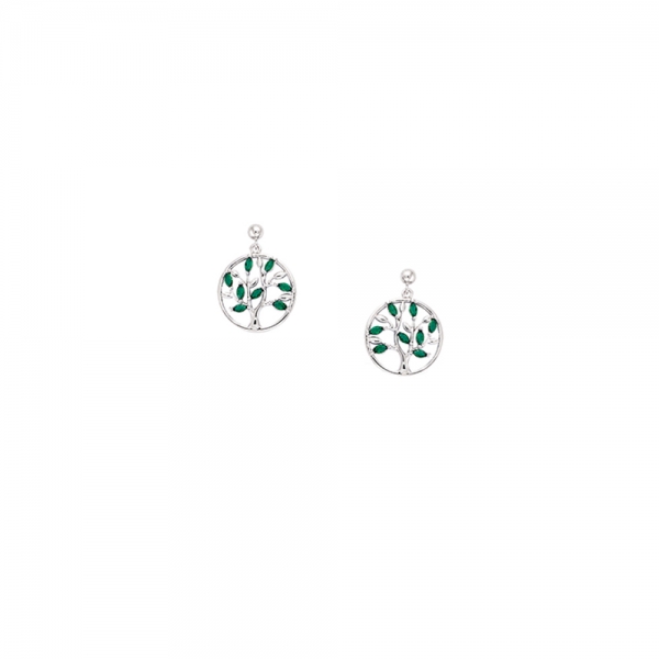Pendientes Árbol Vida Verde... 2