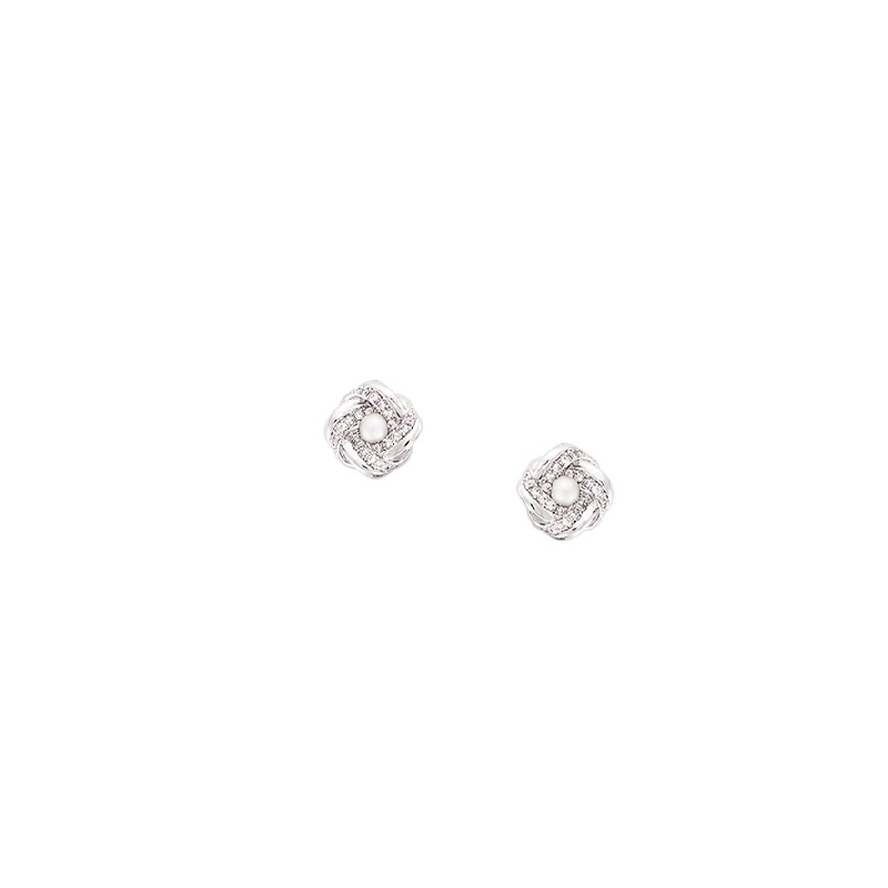 Pendientes Margaux Plata Sinergy