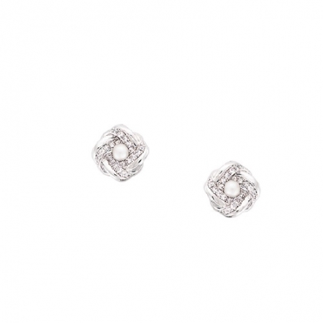 Pendientes Margaux Plata Sinergy