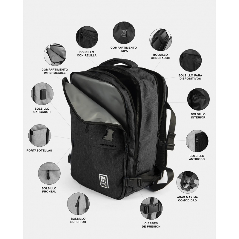 Bolso Mara Mochila Viaje Pepe Moll