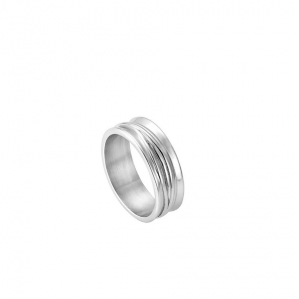 Anillo Acero Luca Barra