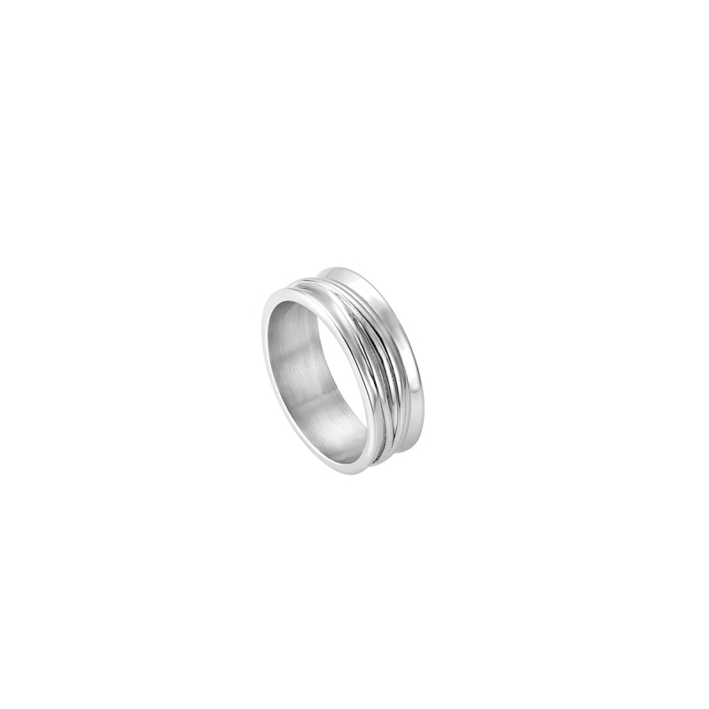 Anillo Acero Luca Barra