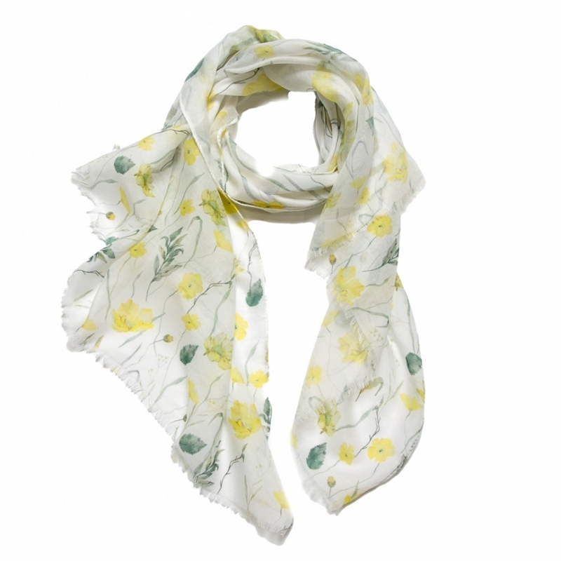 Foulard Flores y Hojas Tantrend